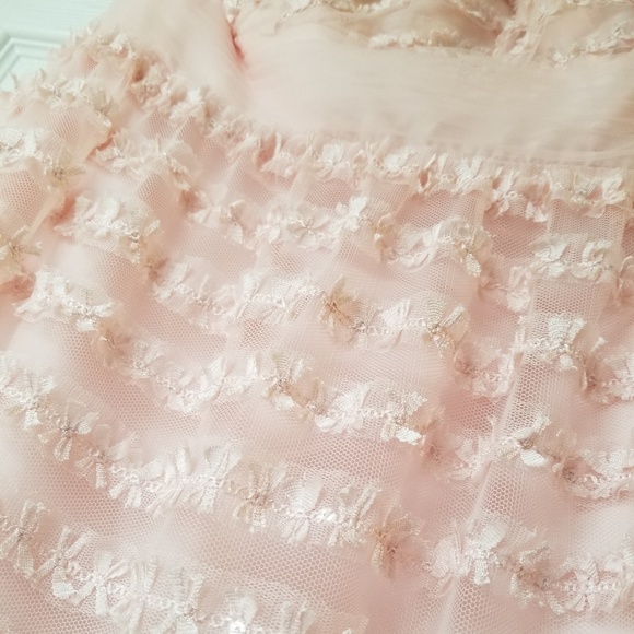 Strapless blush pink prom/bridesmaid dress - Picture 3 of 4